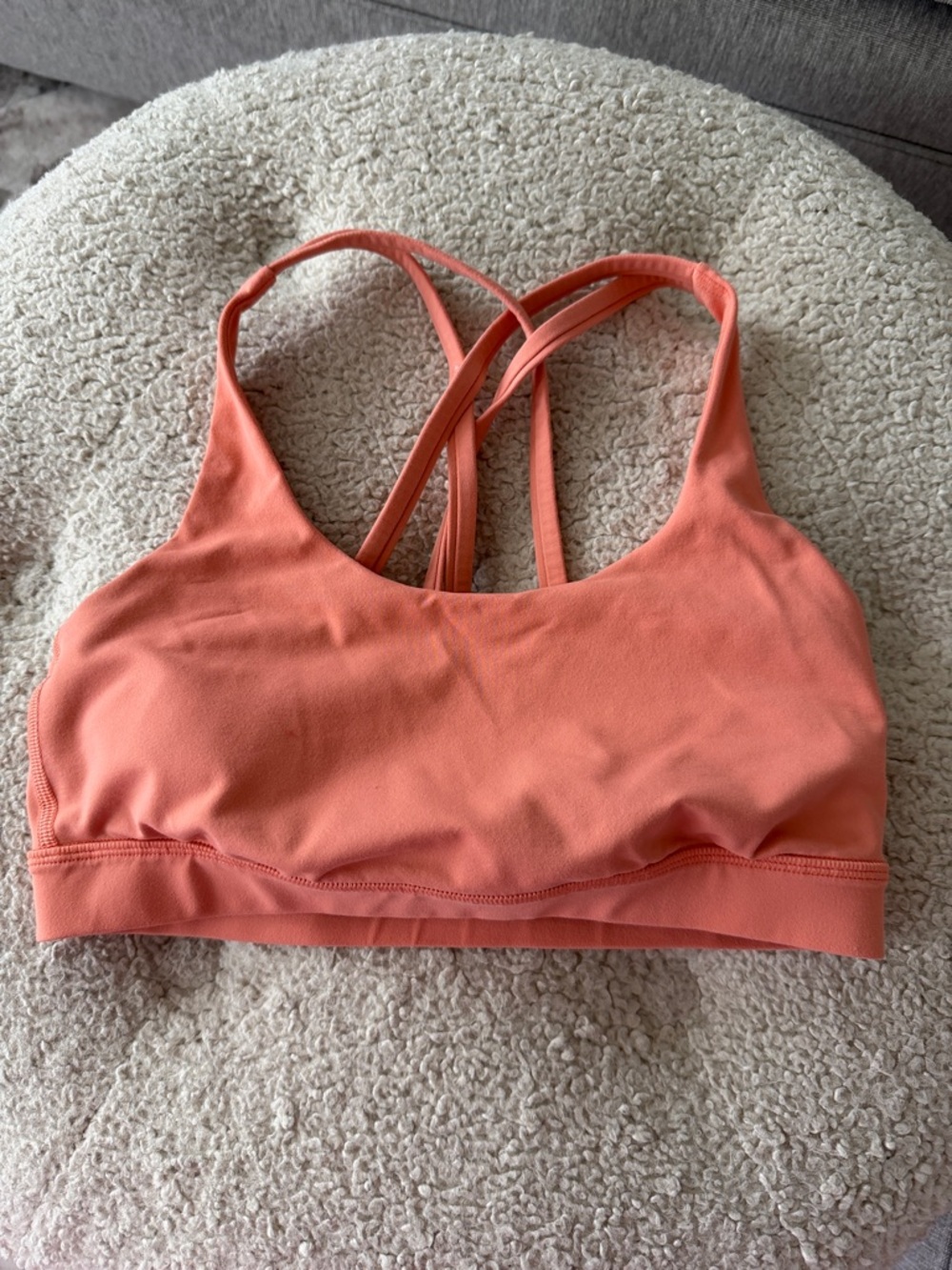 lululemon athletica Strappy Sports Bra - Coral